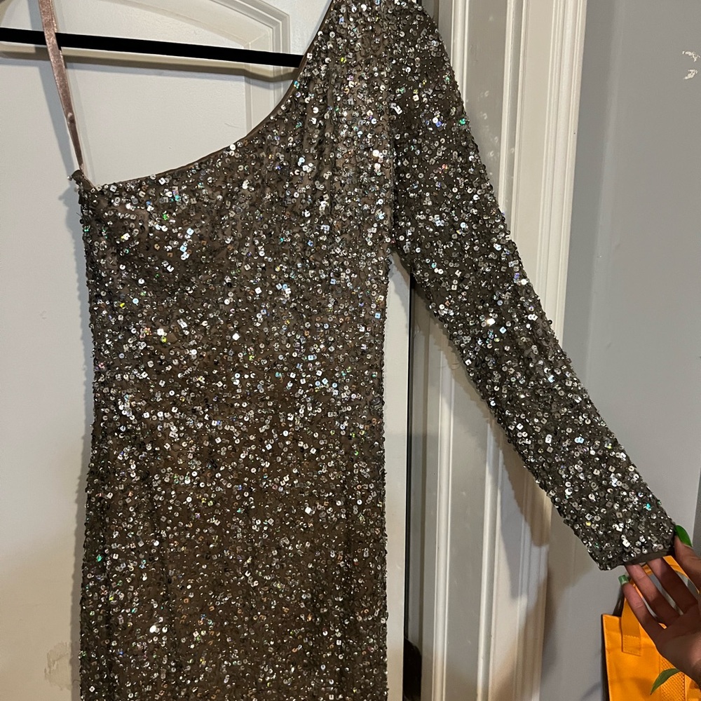 100% SILK Sequins Dress (0)